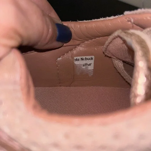 Gola Harrier | Women's US 9 EU 39-40 | Pink Suede Rose Gold Sneakers - Picture 8 of 11